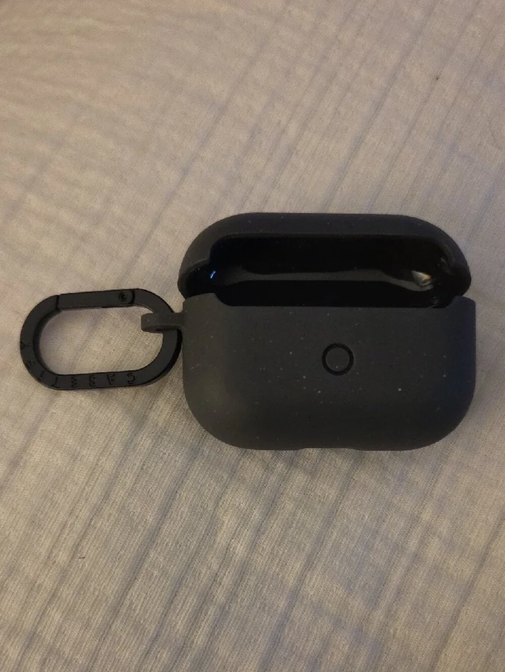 Casetify Black Floral AirPods Pro Case with Carabiner